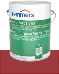 Remmers Multi-Paint 3in1 für Holz PVC Metall 7750 RED SKAND 2.5L